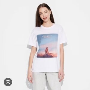 Kelsey Balkerini White Graphic Short Sleeve Tee